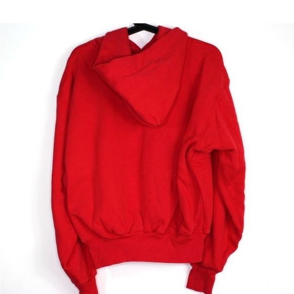 Red Pullover Hoodie Sweatshirt - Picture 2 of 5